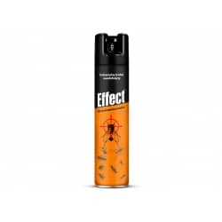 Skuteczny i uniwersalny środek owadobójczy EFFECT Aerozol 400 ml. Natychmiastowe zwalczanie muszek, komarów, much, moli, karaluchów
